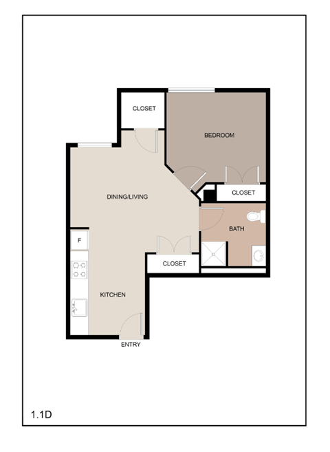 bedroom floor plan | the madison at ballston station